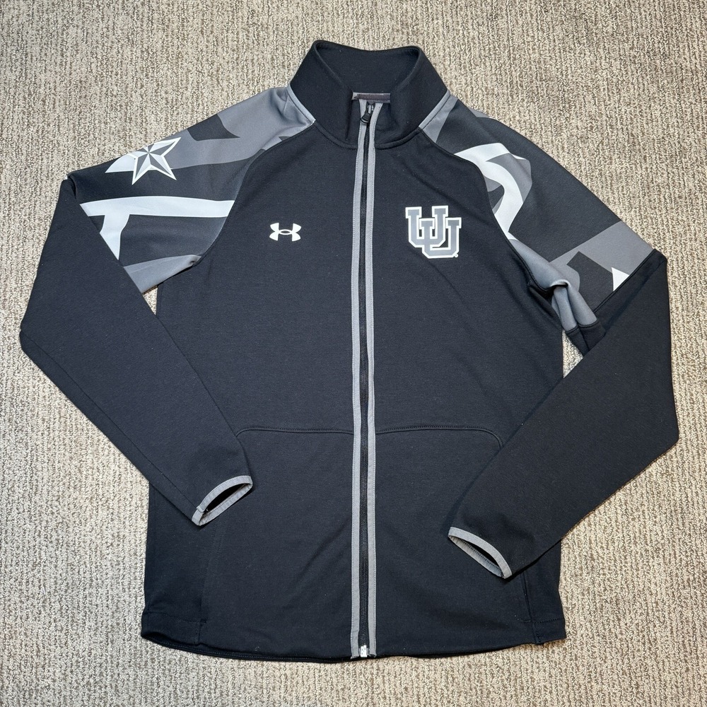 Under Armour University of Utah Utes Mens S Full Zip Fleece Sweater Jacket Camo